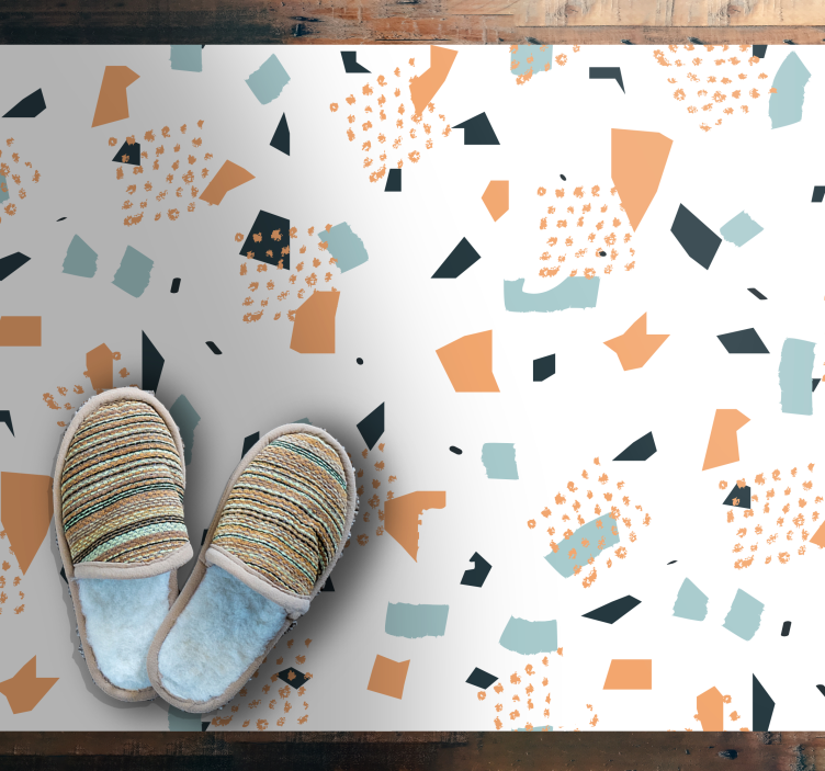 Tapete vinílico geométricas conceito de formas abstratas - TenStickers