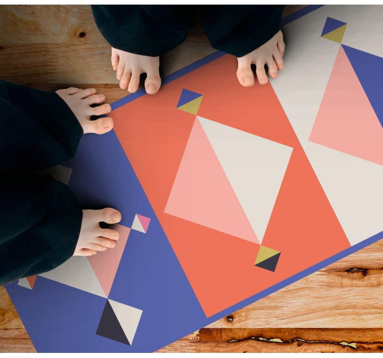 Tapete vinílico geométricas formas modernas abstratas - TenStickers