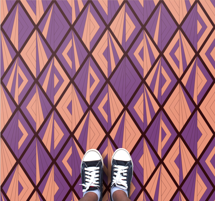 Tapete vinílico geométricas harmonia de padrões - TenStickers