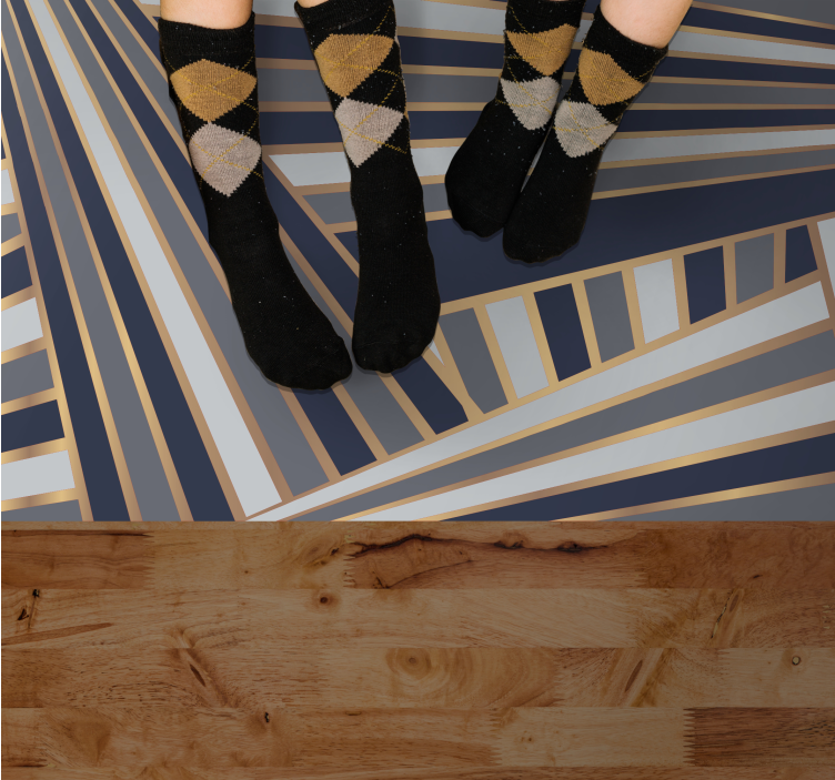 Tapete vinílico às risca motivo cinza marcante - TenStickers