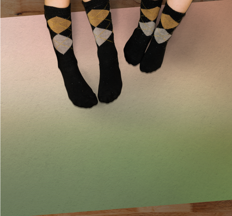 Tapete vinílico hall de entrada mistura de cores gradientes - TenStickers