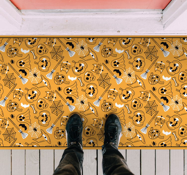 Tapete vinílico halloween dia das bruxas assustador - TenStickers