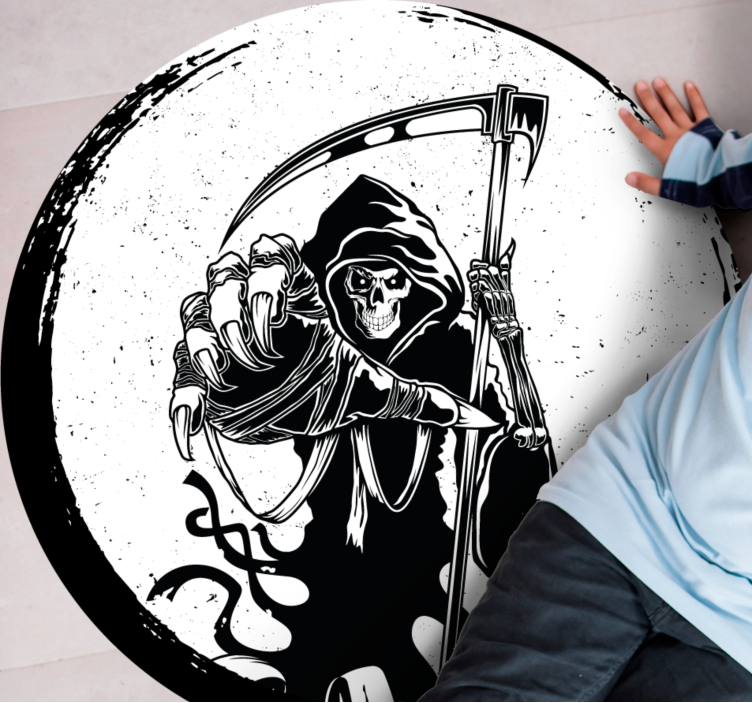 Tapete vinílico halloween motivo do ceifador - TenStickers