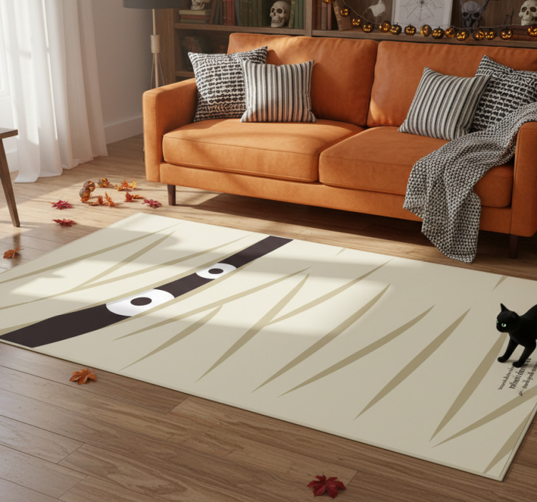 Tapete vinílico halloween olhos de múmia - TenStickers