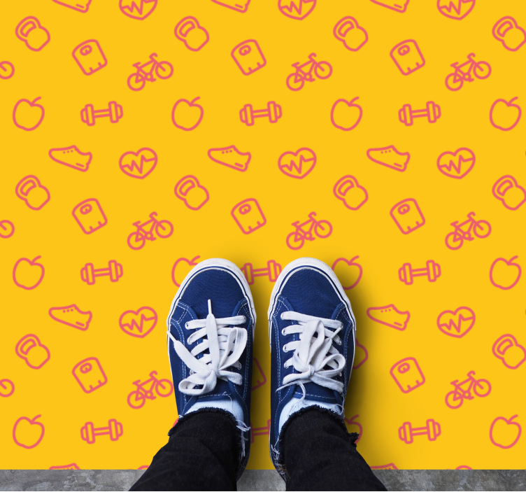 Tapete vinílico infantis brincadeira juvenil - TenStickers