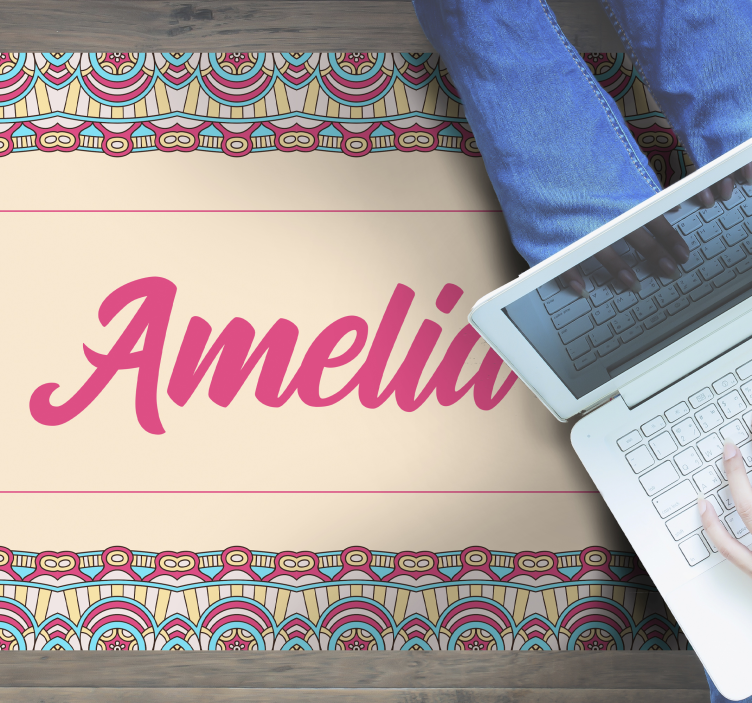 Tapete vinílico juvenil design personalizado boêmio - TenStickers