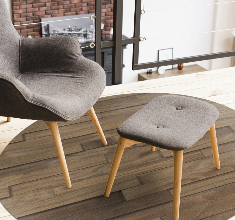 Tapete vinílico madeira grão de madeira orgânica - TenStickers