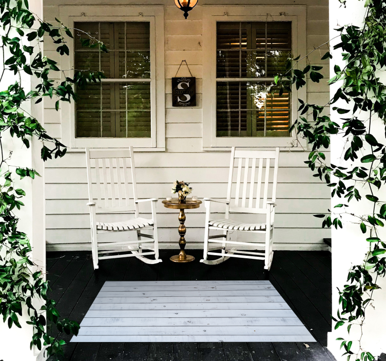 Tapete vinílico madeira madeira rústica - TenStickers