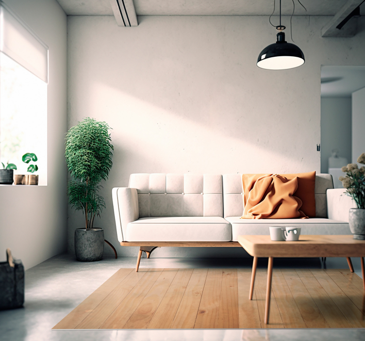 Tapete vinílico madeira superfície de luz de prancha - TenStickers