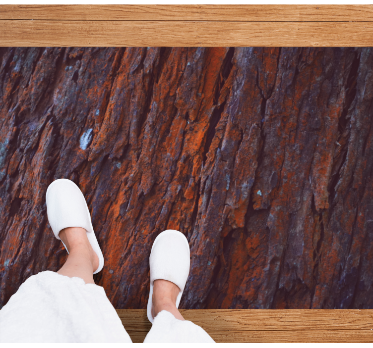 Tapete vinílico madeira casca rústica - TenStickers