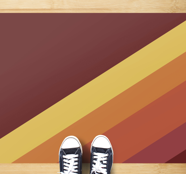 Tapete vinílico minimalista motivo listrado vibrante - TenStickers