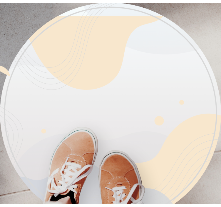 Tapete vinílico minimalista motivos de ondas suaves - TenStickers