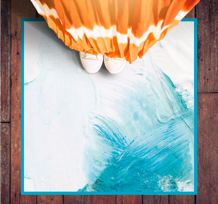 Tapete vinílico outras texturas pinceladas aquáticas - TenStickers