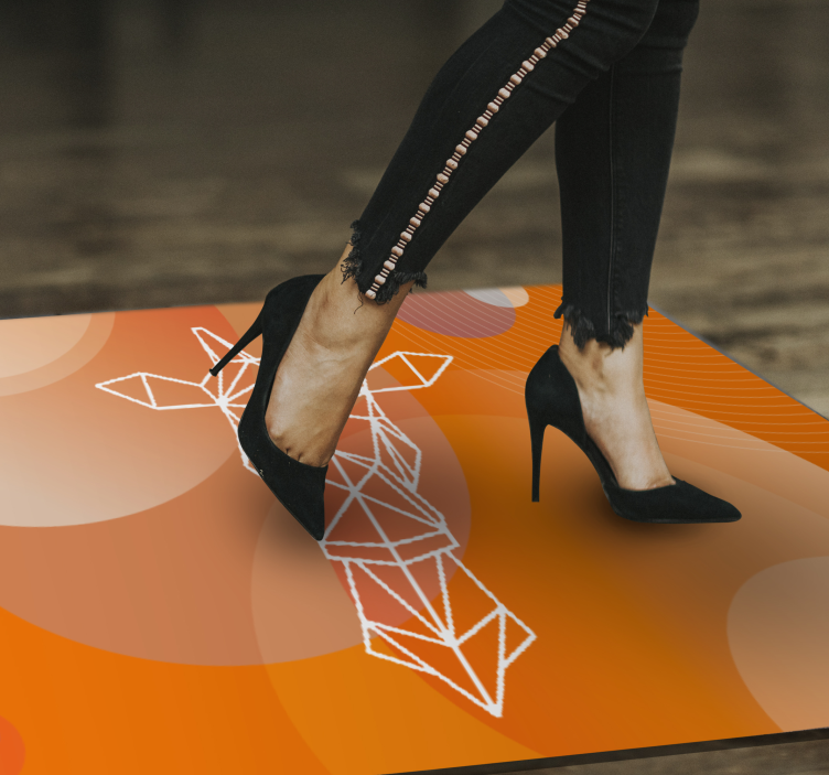 Tapete vinílico moderno padrões geométricos abstratos - TenStickers