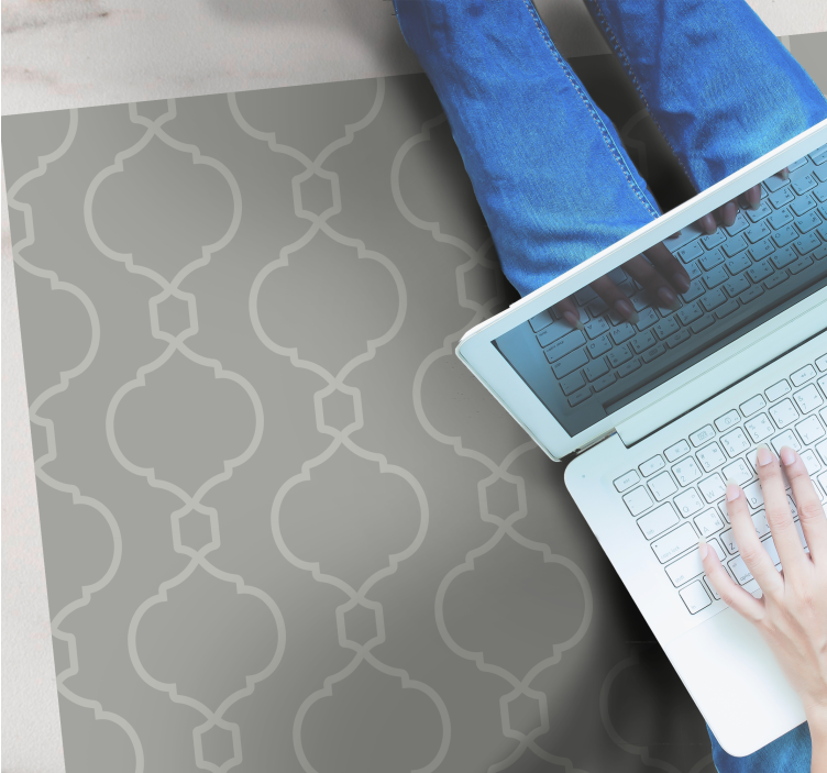 Tapete vinílico azulejos estampa geométrica estilosa - TenStickers