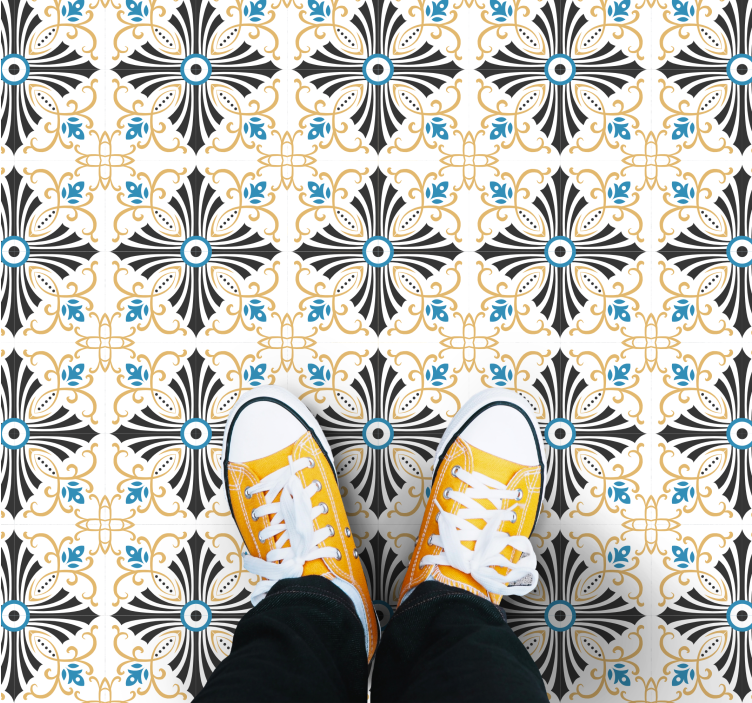 Tapete vinílico mosaico estilo mosaico elegante - TenStickers