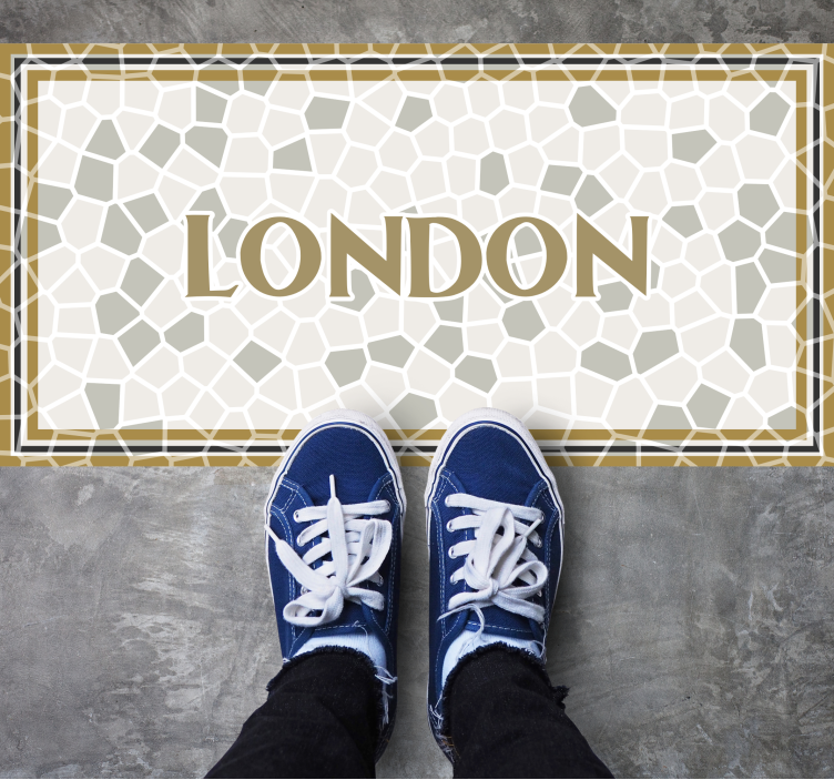 Tapete vinil mosaico mosaico de londres - TenStickers