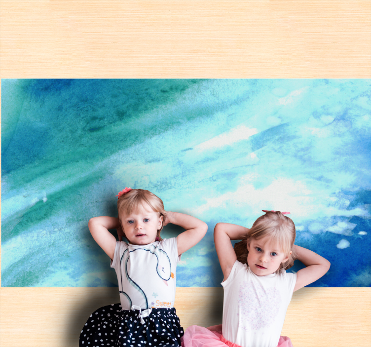 Tapete vinílico outras texturas fluxo abstrato aquático - TenStickers