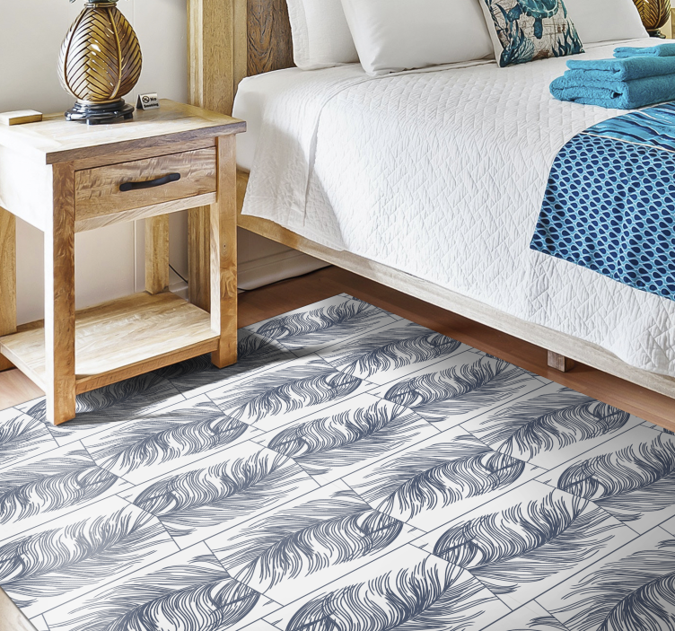 Tapete vinílico natureza folhas graciosas - TenStickers