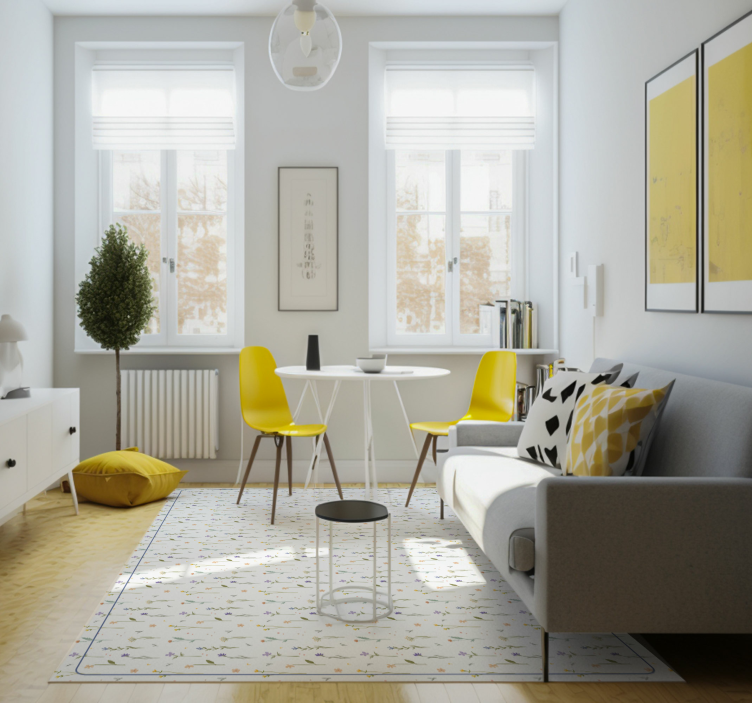 Tapete vinílico da natureza galhos de primavera pequenos - TenStickers