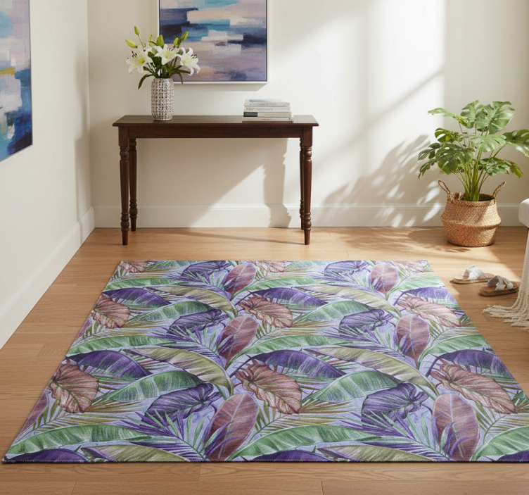 Tapete vinílico natureza ideia folha tropical - TenStickers