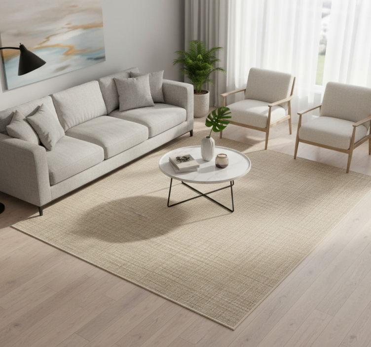 Tapete vinílico outras texturas efeito tecido bege - TenStickers