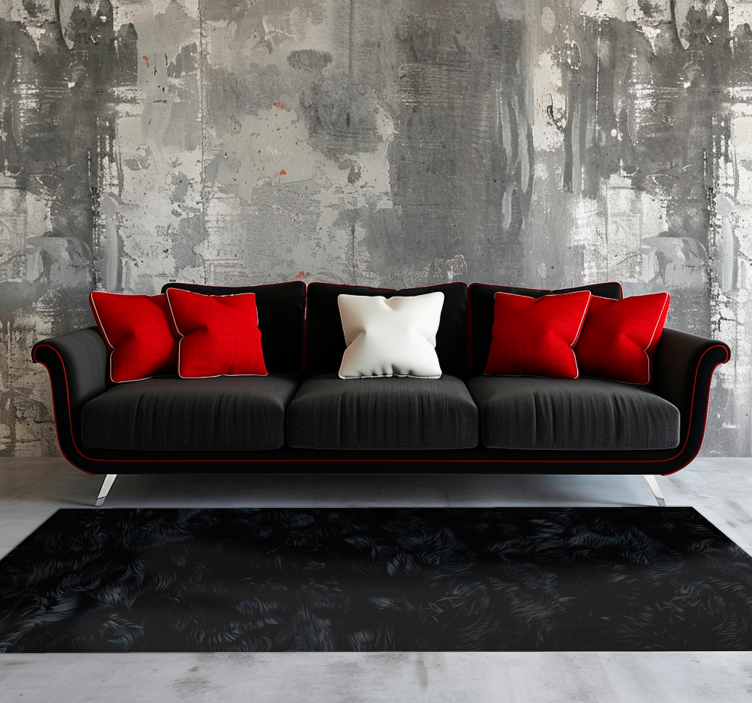 Tapete vinílico preto efeito mais forte - TenStickers