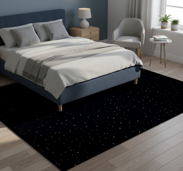 Tapete vinílico quarto céu estrelado - TenStickers
