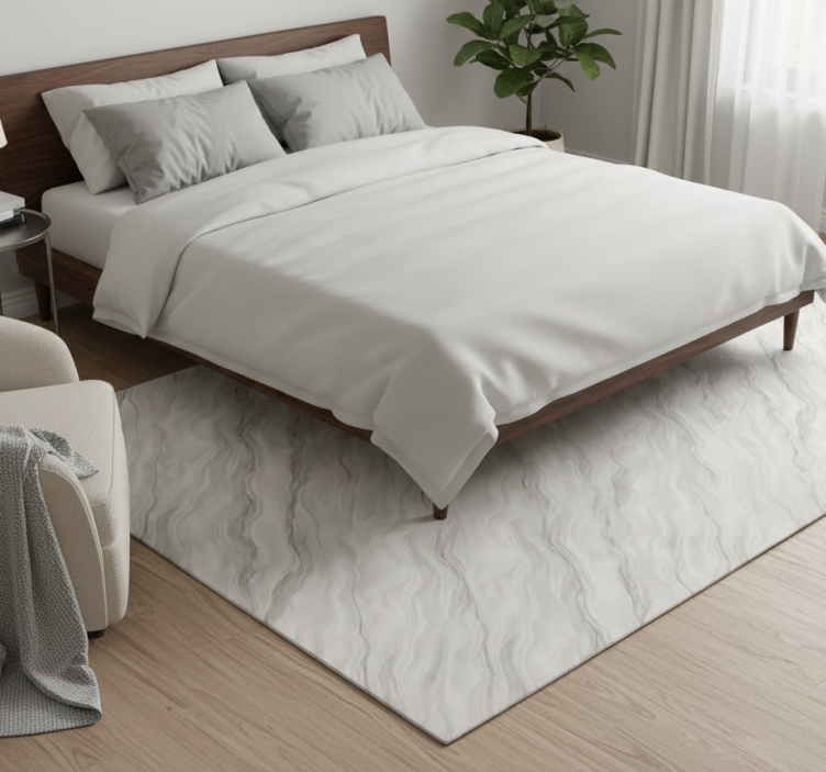 Tapete vinílico quarto design cristal cinza claro - TenStickers