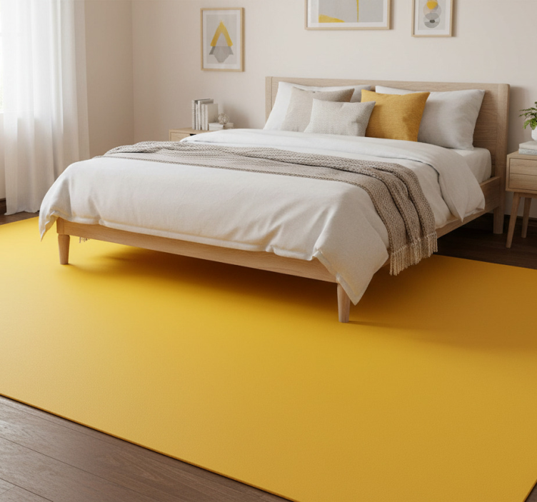 Tapete vinílico quarto e lençol amarelo para armário - TenStickers