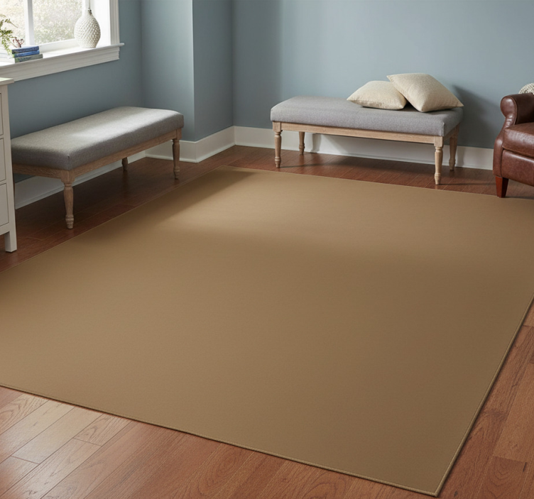 Tapete vinílico quarto e lençol marrom para guarda-roupa - TenStickers