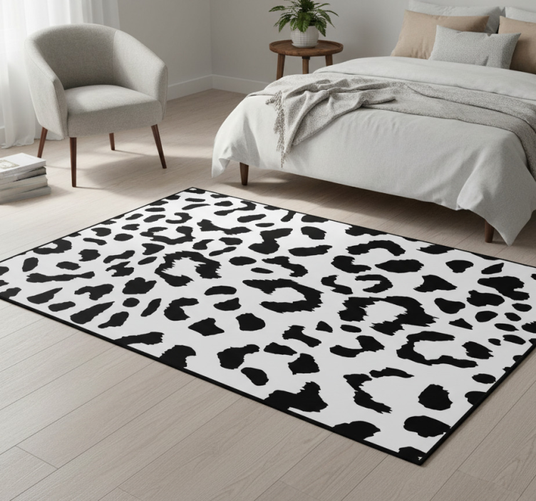Tapete vinílico quarto estampa animal leopardo - TenStickers
