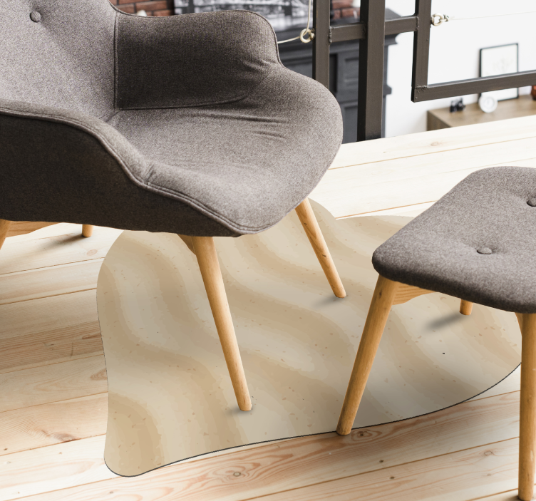 Tapete vinílico texturas formato de coração ondulado - TenStickers