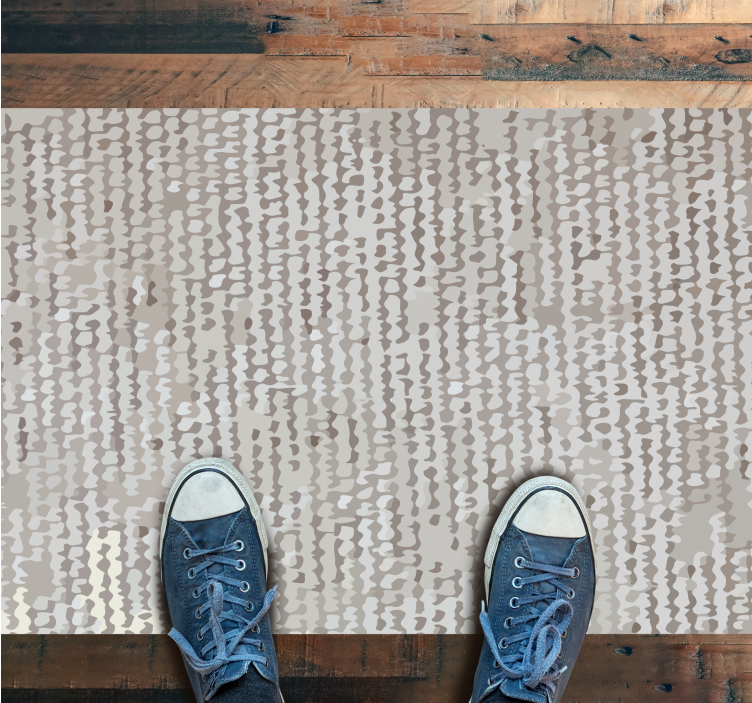 Tapete vinílico quarto padrão neutro suave - TenStickers