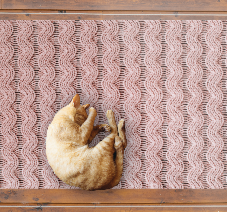 Tapete vinílico quarto padrão ondulado - TenStickers