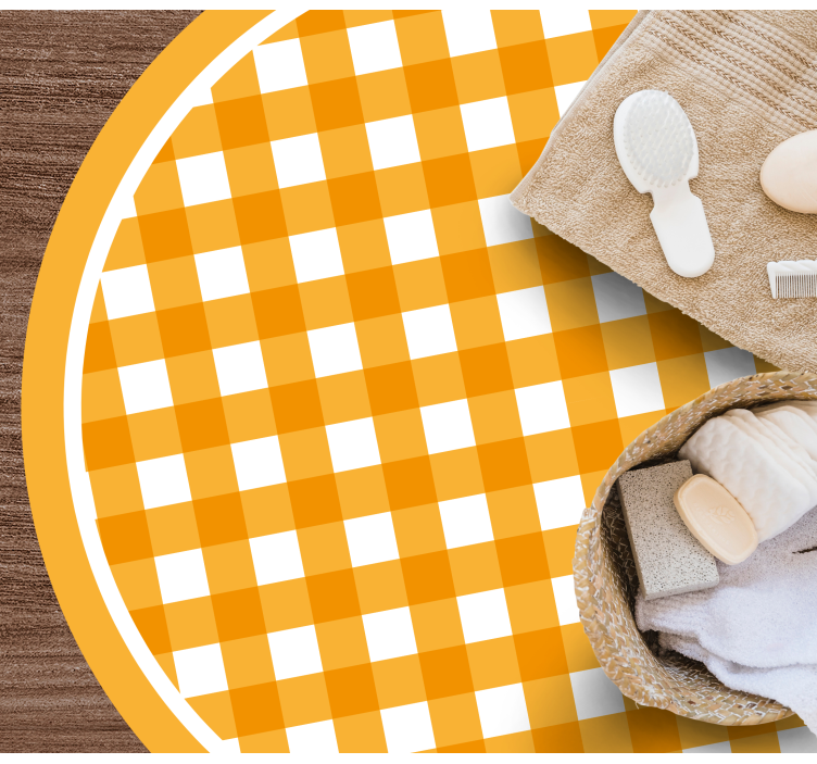 Tapete vinílico texturas padrão xadrez quente - TenStickers