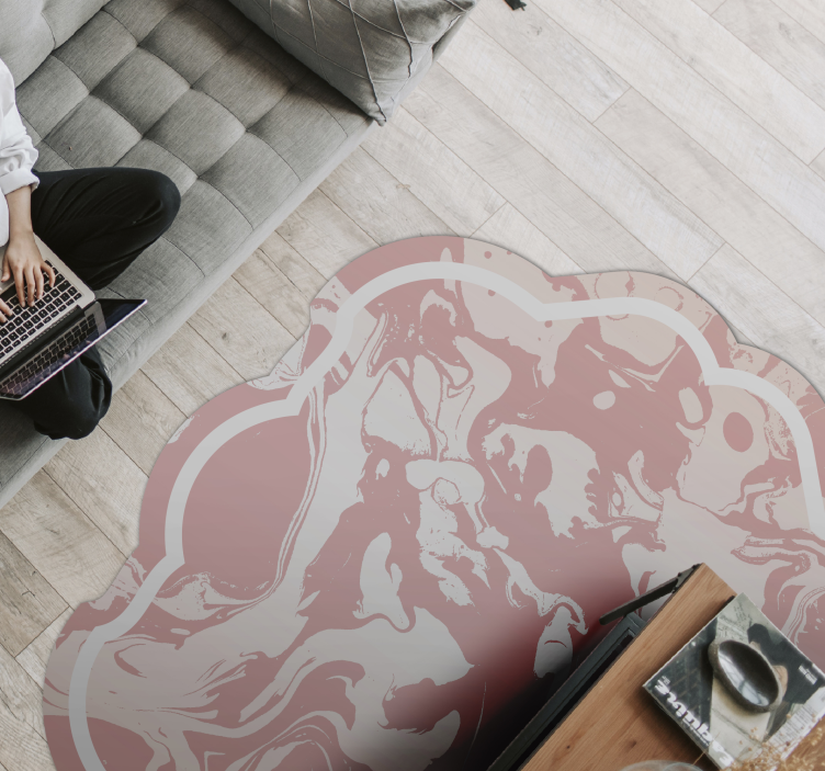 Tapete vinílico texturas redemoinhos de mármore - TenStickers