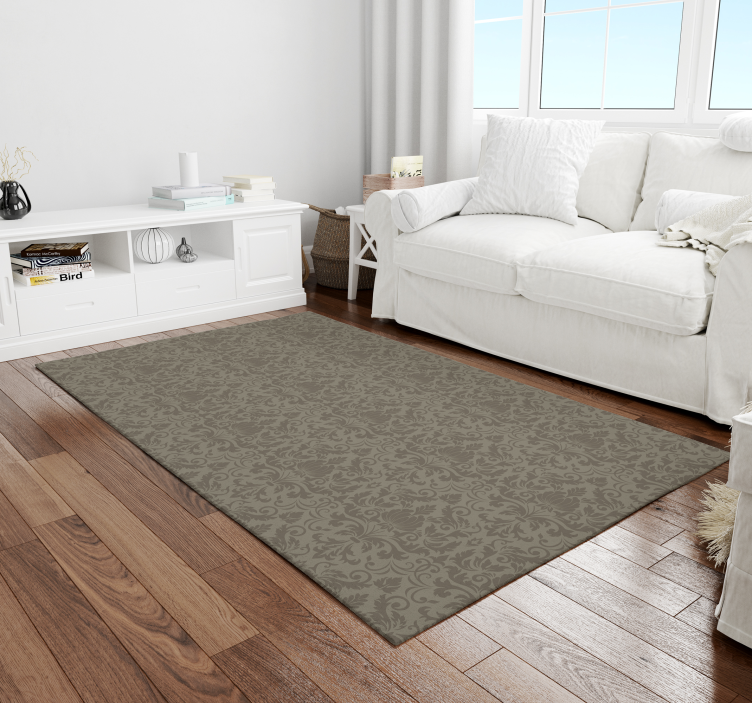 Tapete vinílico retro padrão Barroco Elegante - TenStickers