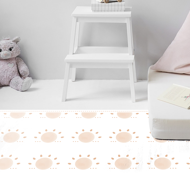 Tapete nórdico de sol mínimo abstrato - TenStickers