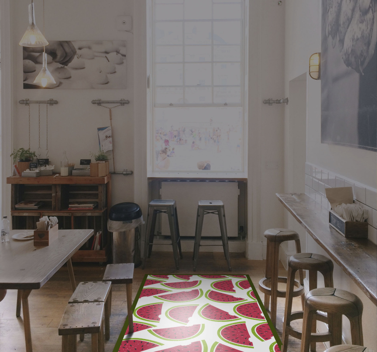 Tapete de vinil com tema melancia - TenStickers