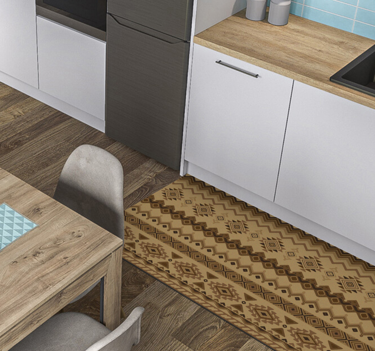 Tapetes de vinil étnico kilim - TenStickers