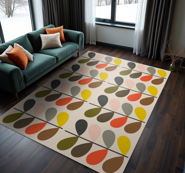 Tapete de vinil moderno orla kiely - TenStickers