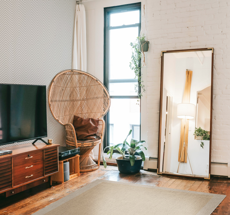 Tapete vinílico teplon bege natural - TenStickers