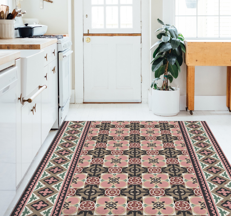 Toledo tiles tile vinyl carpet - TenStickers