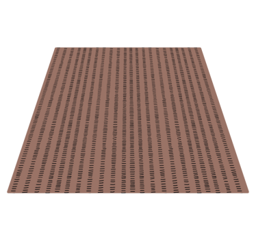 Tapete vinílico para exterior design de linha tracejada - TenStickers