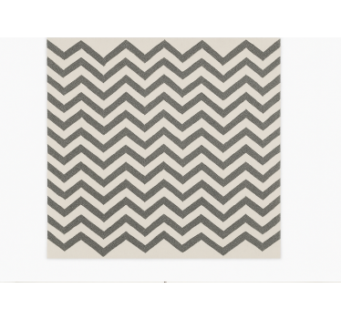 Tapete vinílico para sala de jantar padrão ziguezague chevron - TenStickers
