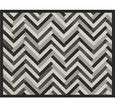 Tapete vinílico para sala de jantar estilo parquet monocromático - TenStickers