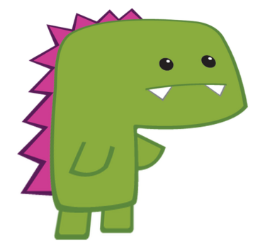 Tapete vinílico de animais minisaurio verde - TenStickers