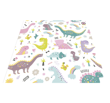 Tapete vinílico de animais dinossauro kallax - TenStickers