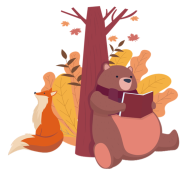 Tapete vinílico de animais Árvore com animais - TenStickers